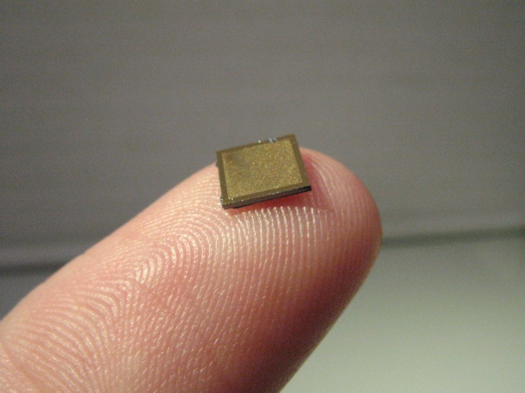 Nanopatch on Finger