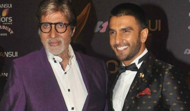 I Got My Award Says Padmaavat Ranveer Singh On Receiving A Note From Amitabh Bachchan